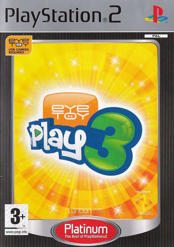 EyeToy Play 3  [Platinum, Software only, NL Import] PlayStation 2