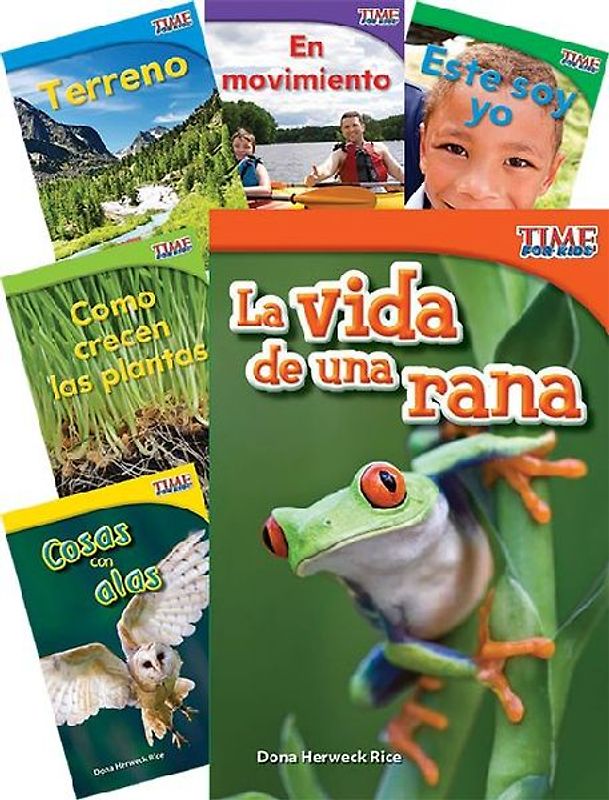 Time for Kids(r) Informational Text Grade 1 Spanish Readers Set 1 10-Book Set