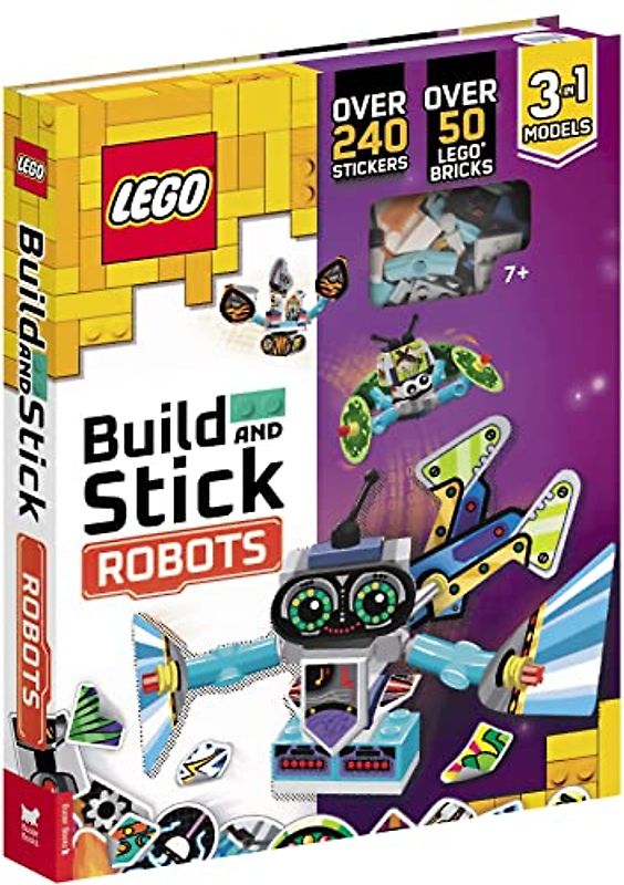 LEGO® Books: Build and Stick: Robots