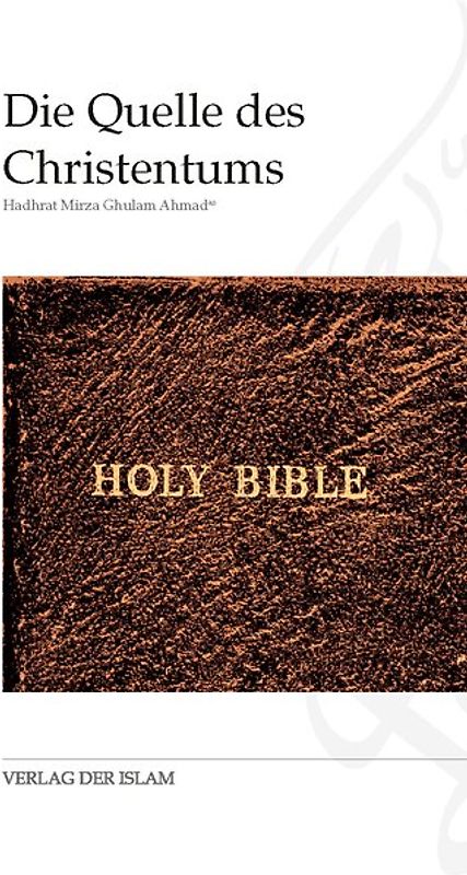 Die Quelle des Christentums