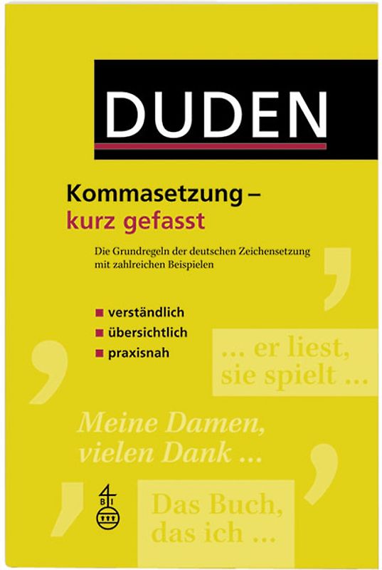 Duden - Kommasetzung - kurz gefasst