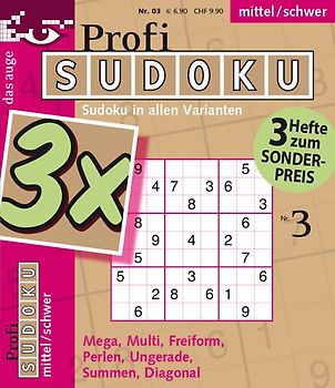 Profi-Sudoku 3er-Band Nr. 3