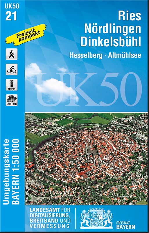 UK50-21 Ries, Nördlingen, Dinkelsbühl