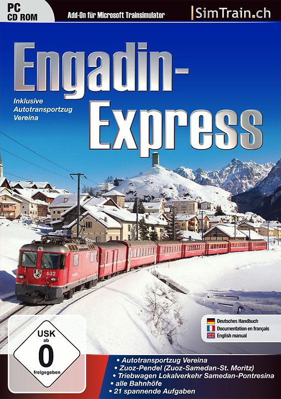 Engadin-Express [AddOn für Microsoft Train Simulator] PC Spiele