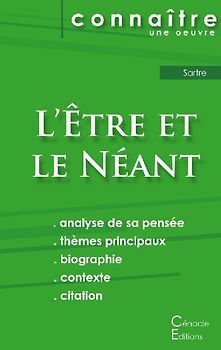 Fiche de lecture L'Être et le Néant de Jean-Paul Sartre (Analyse philosophique de référence et résumé complet)