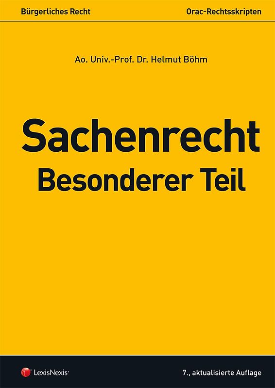 Sachenrecht Besonderer Teil