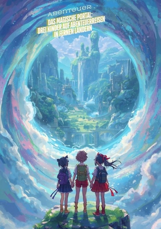 Das magische Portal: Drei Kinder auf Abenteuerreisen in fernen Ländern: Kinderbuch mit Inspirierenden Geschichten über innere Stärke, Mut, Selbstvertrauen