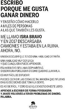 Escribo porque me gusta ganar dinero