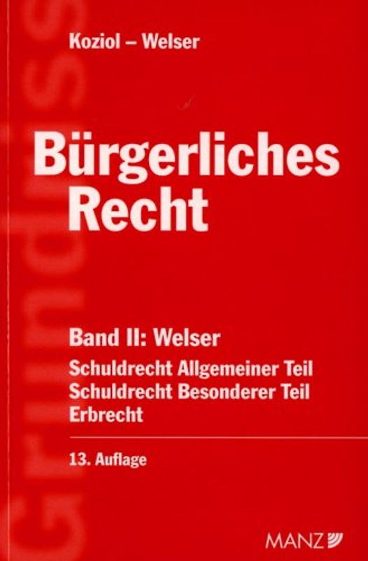 Grundriss des Bürgerlichen Rechts