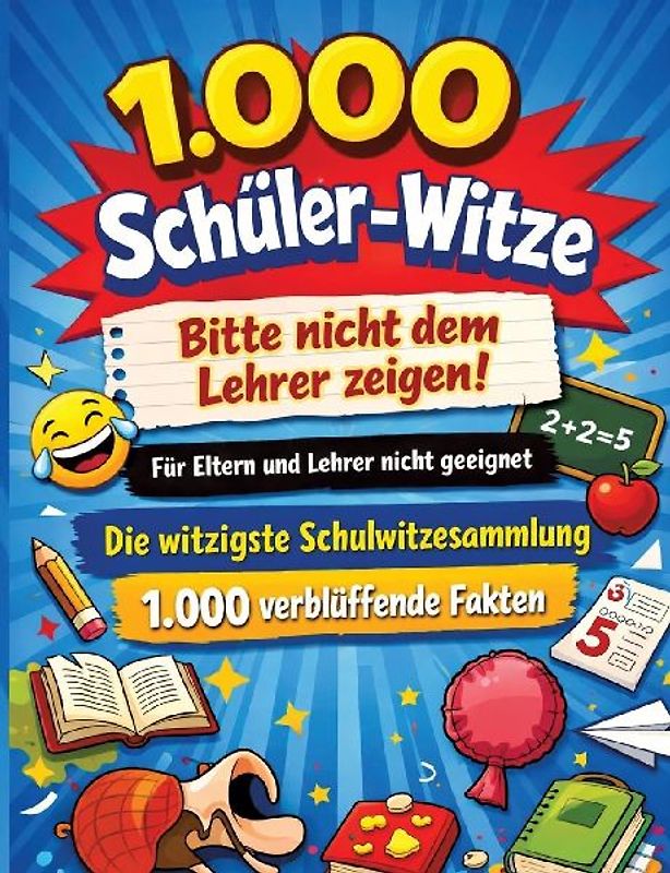 1.000 Schüler-Witze: Bitte nicht dem Lehrer zeigen!