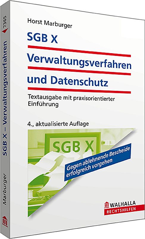 SGB X - Verwaltungsverfahren und Datenschutz