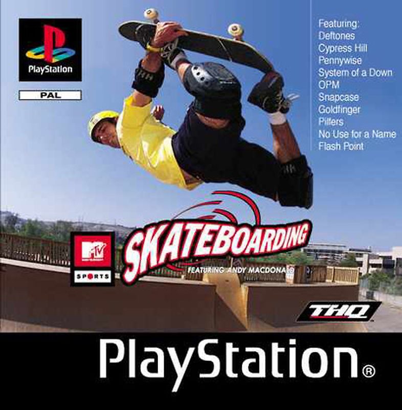 MTV Sports: Skateboarding Featuring Andy MacDonald PlayStation 1