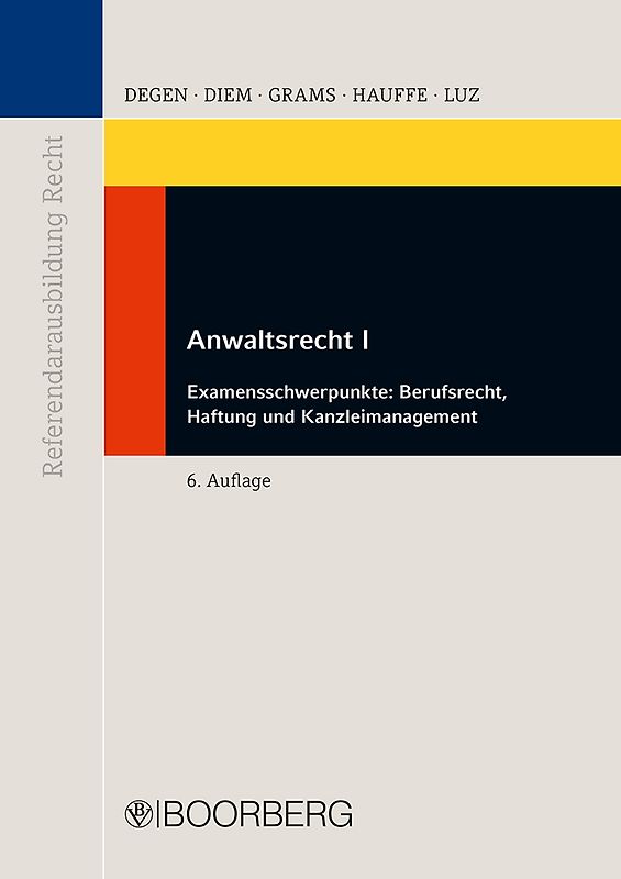 Anwaltsrecht I