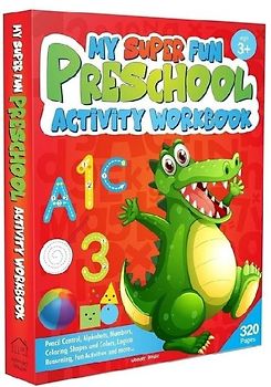 My Super Fun Preshool Activity Workbook for Children