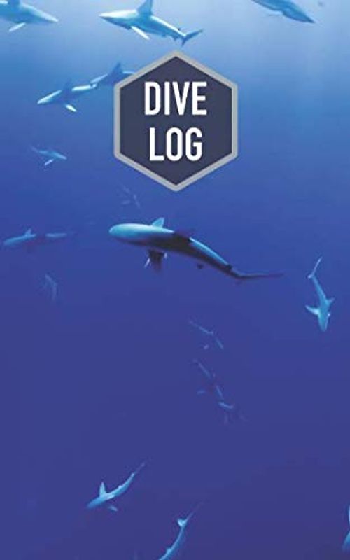 Dive Log: Logbook for 100 Dives / Cover: Shark