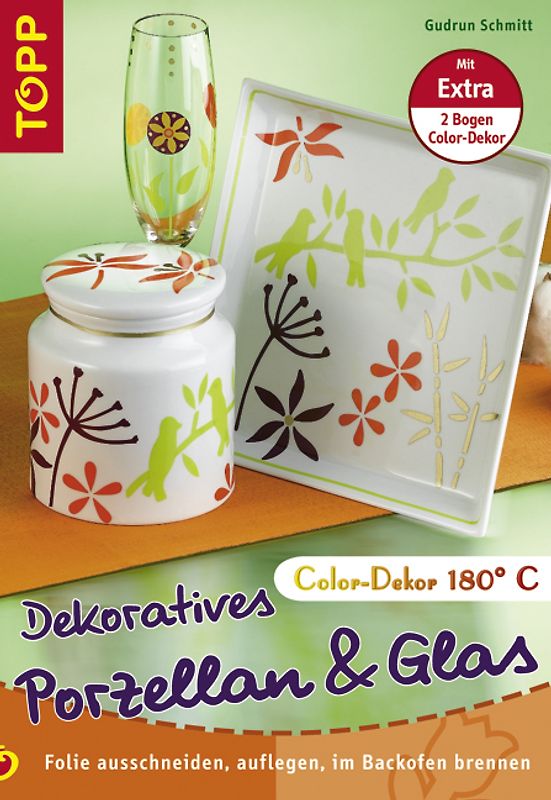Dekoratives Porzellan & Glas mit Color-Dekor
