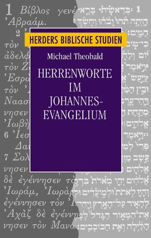 Herrenworte im Johannesevangelium