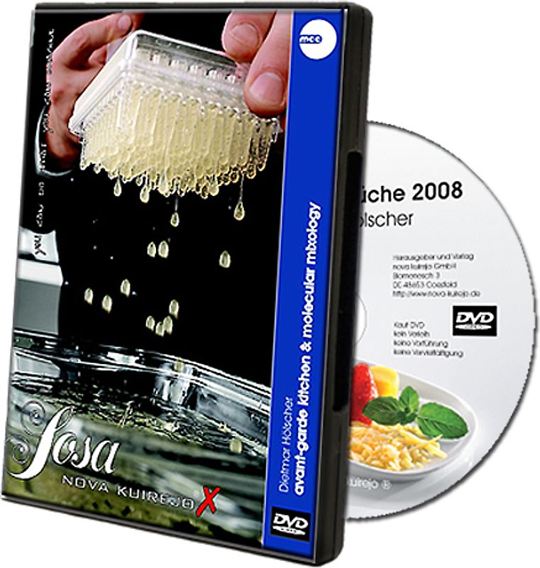 Molekulare Küche 2008 /Molekulare Cocktails: Molecular kitchen and moleculare mixology  you can do what you imagine - Dietmar Hölscher DVD