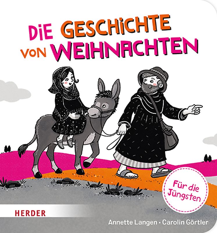 Die Geschichte von Weihnachten Kontrastbuch (Pappbilderbuch)