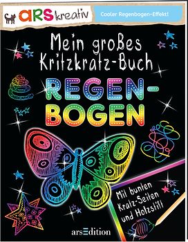 Mein großes Kritzkratz-Buch Regenbogen