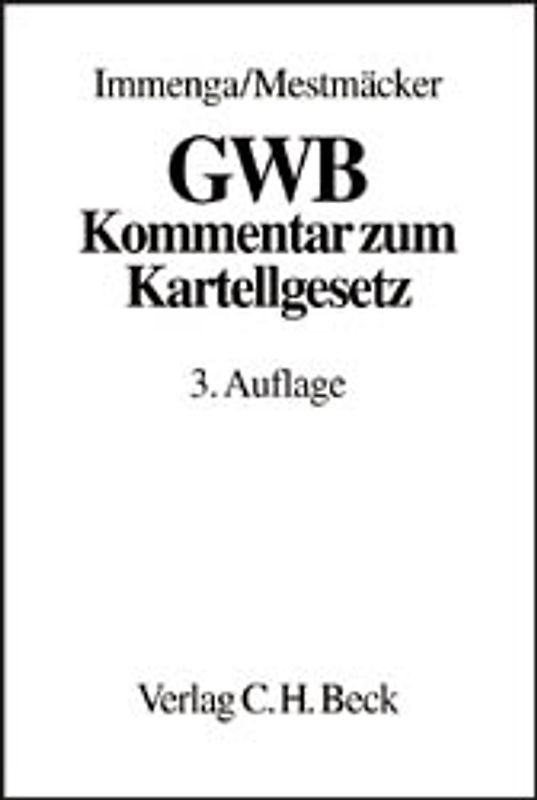 Gesetz gegen Wettbewerbsbeschränkungen (GWB)