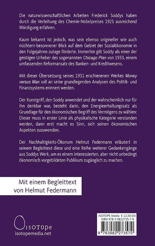 Mammon und die Menschheit