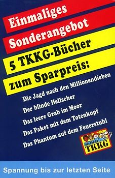 TKKG Taschenbücher. Band 1 bis Band 5