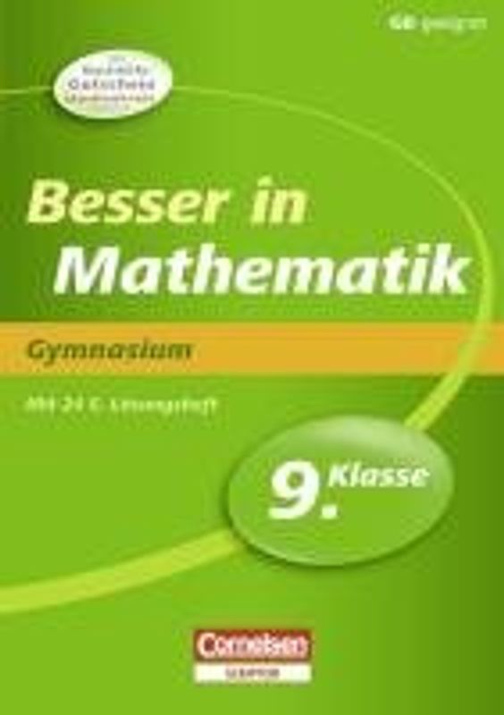 Besser in Mathematik - Gymnasium 9. Klasse