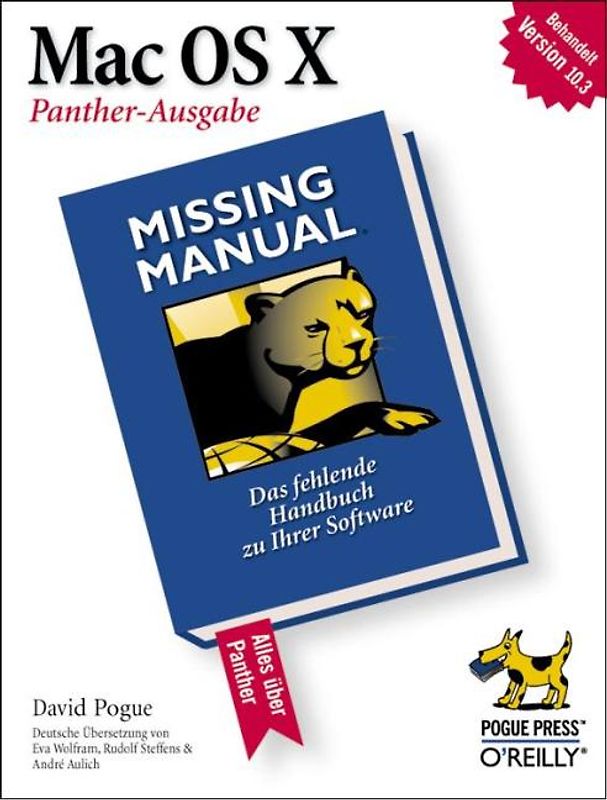 Mac OS X: Missing Manual, Panther-Ausgabe