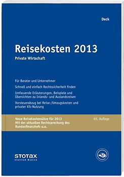 Reisekosten 2013 Private Wirtschaft