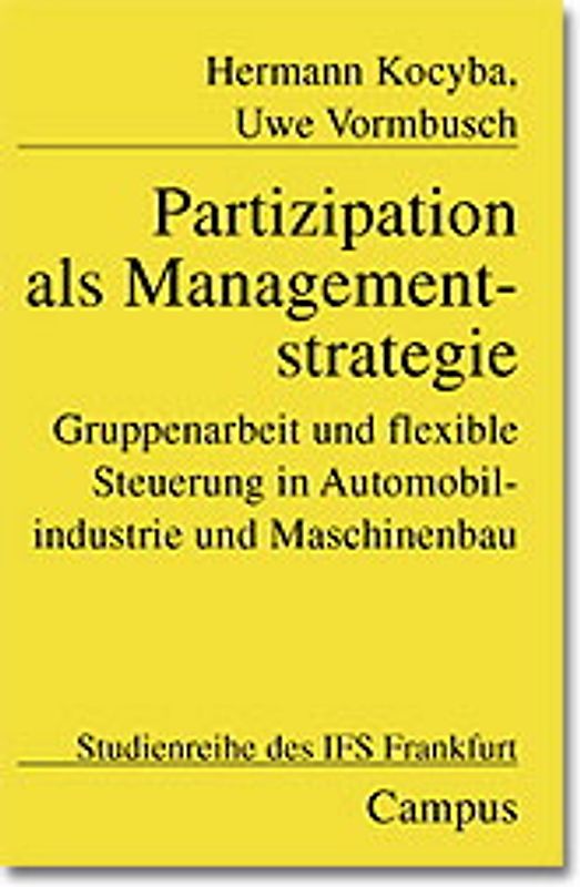 Partizipation als Managementstrategie