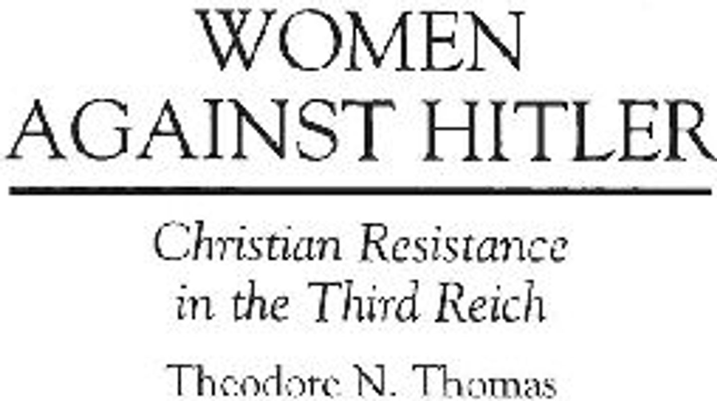 Women Against Hitler