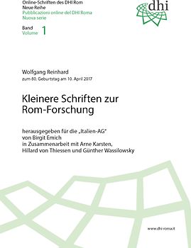 Kleinere Schriften zur Rom-Forschung