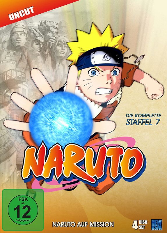 Naruto - Staffel 7: Naruto auf Mission (Folge 158-183) [4 DVDs] DVD