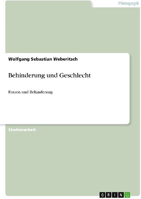 Behinderung und Geschlecht