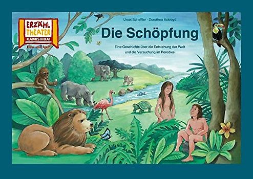 Kamishibai: Die Schöpfung: 5 Bildkarten für das Erzähltheater