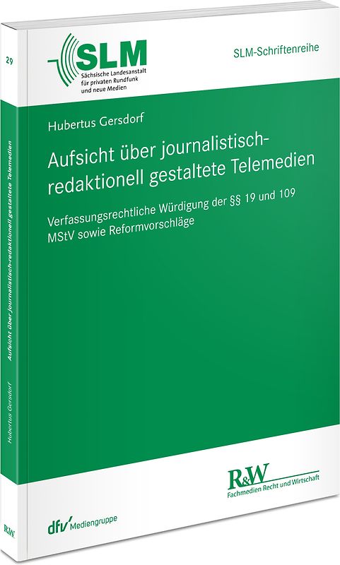 Aufsicht über journalistisch-redaktionell gestaltete Telemedien