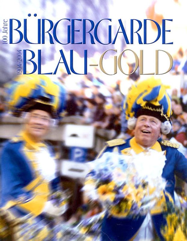 100 Jahre Bürgergarde blau-gold