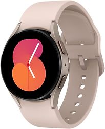Image of Samsung Galaxy Watch5 40 mm horlogekast van Pink Gold Aluminium op Pink Gold Sport Band S/M [Wi-Fi] (Refurbished)