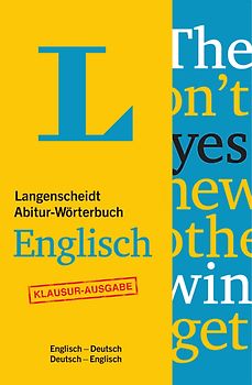 Langenscheidt Abitur-Wörterbuch Englisch  - Buch mit Online-Anbindung