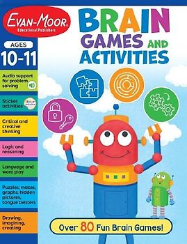 Brain Games and Activities, Age 10 - 11 Workbook