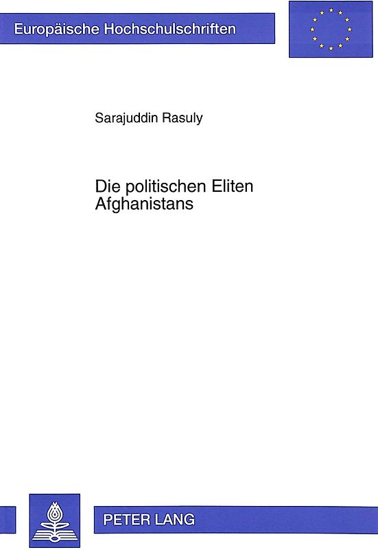 Die politischen Eliten Afghanistans