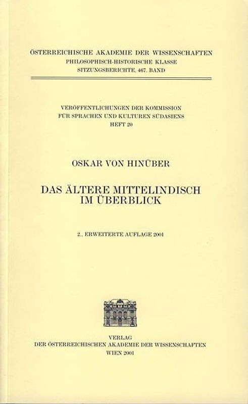 Das ältere Mittelindisch im Überblick