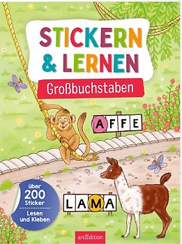Stickern & Lernen – Großbuchstaben