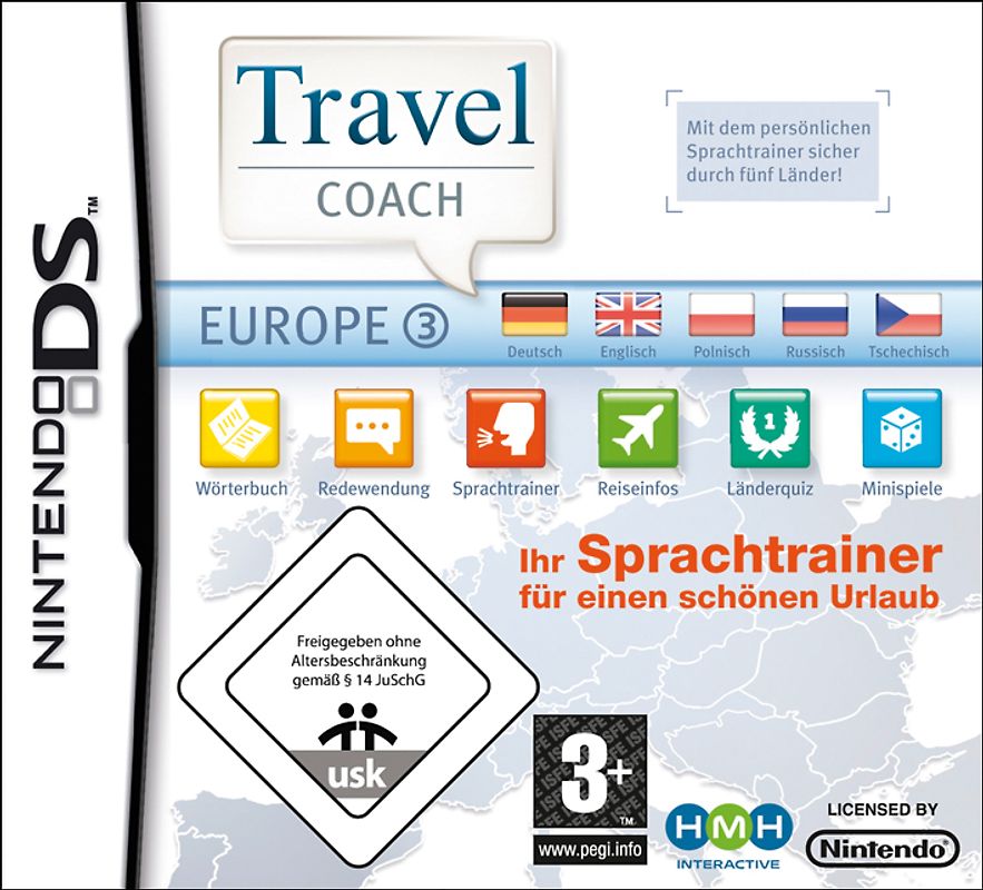 Travel Coach Europe 3 Nintendo DS