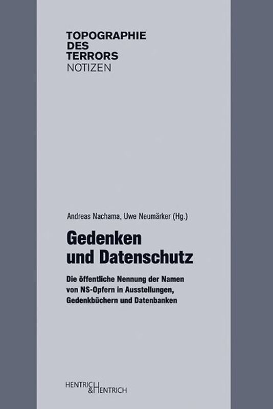 Gedenken und Datenschutz