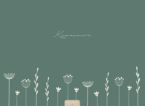 Kommunion Gästebuch: Schönes Kommunion Erinnerungsbuch | Schlichtes Erinnerungsalbum für Mädchen | DIN A5 Buch mit 100 Seiten | Kommunion Gastgeschenk Mädchen & Jungen