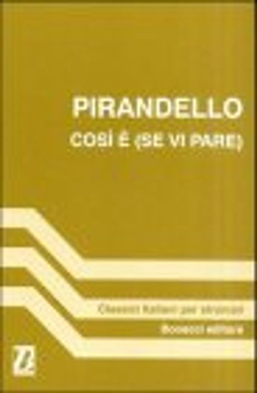 Cosi è (se vi pare)