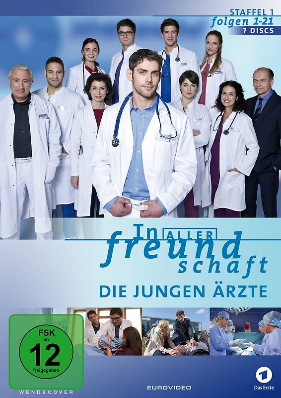 In aller Freundschaft - Die jungen Ärzte, Staffel 1, Folgen 01-21 [7 DVDs] DVD