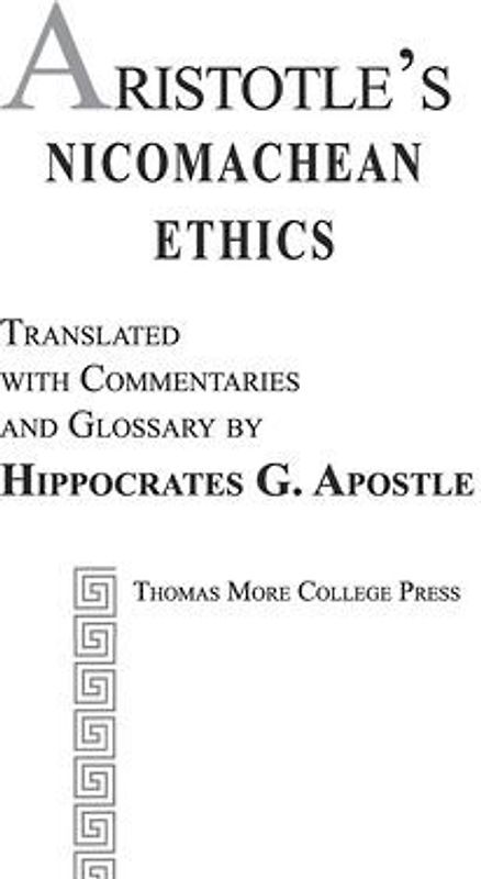 Aristotle's Nicomachean Ethics